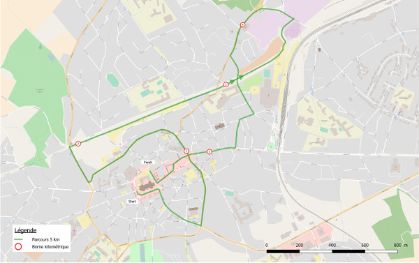 5km parcours